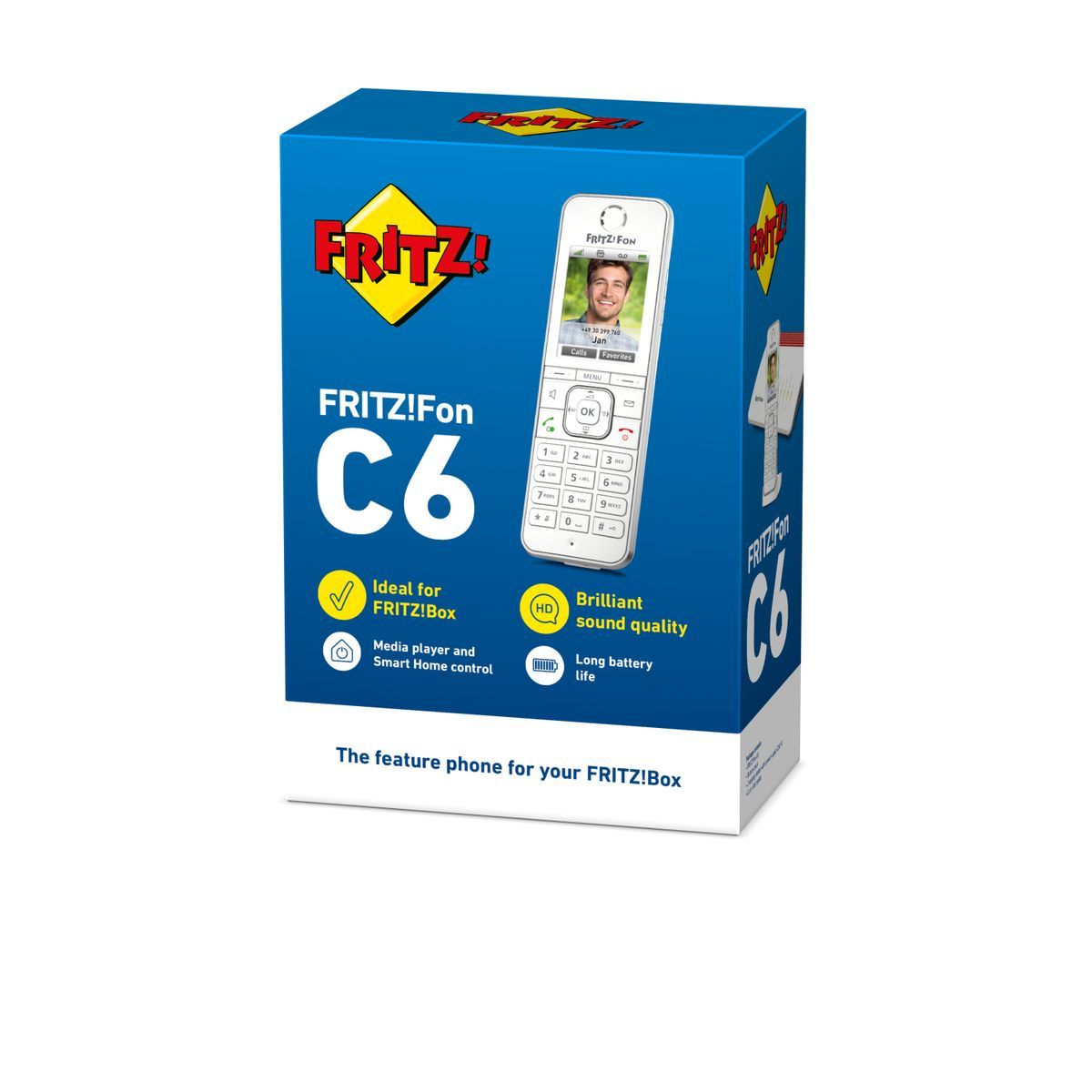FRITZ!Fon C6 International Telefono DECT Identificatore di chiamata Bianco [20002875]