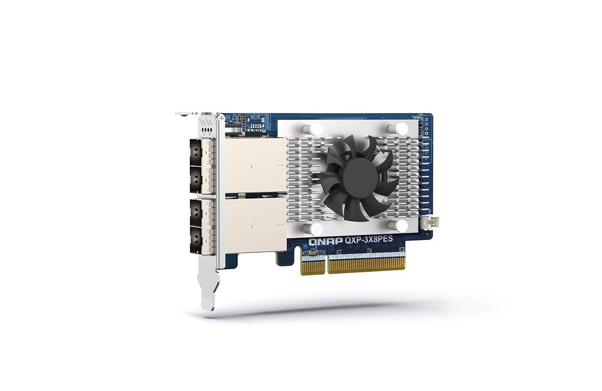 QNAP QXP-3X8PES scheda di rete e adattatore Interno 64000 Mbit/s [QXP-3X8PES]
