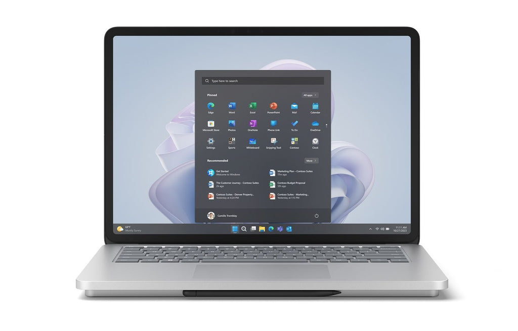 Microsoft Surface Laptop Studio 2 Ibrido (2 in 1) 36,6 cm (14.4") Touch screen Intel Core i7 i7-13800H 64 GB LPDDR5x-SDRAM 2 TB SSD NVIDIA GeForce RTX 4060 Wi-Fi 6E (802.11ax) Windows 11 Pro Platino [Z3H-00010]