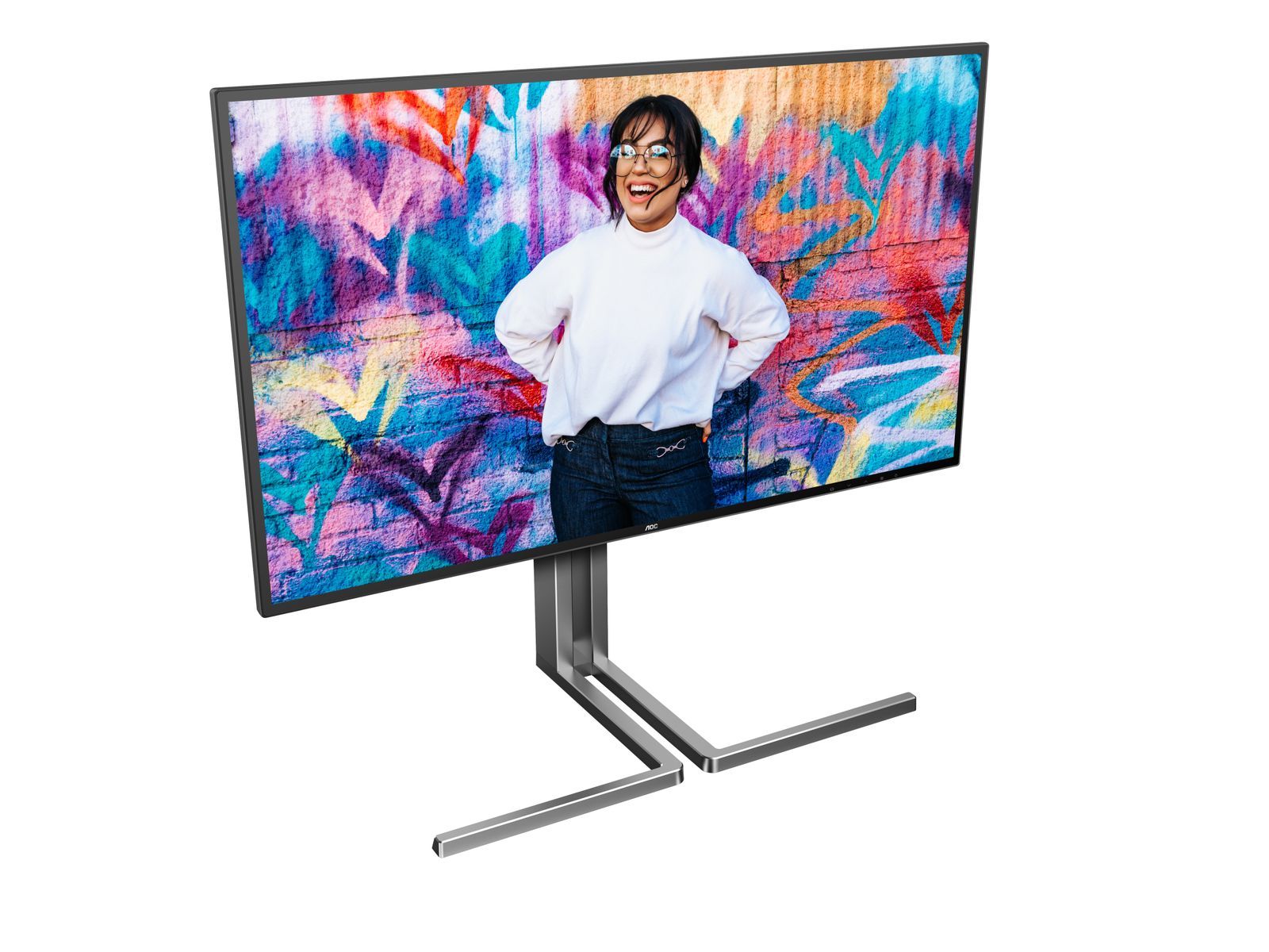 AOC MONITOR 27 IPS 16:9 QHD 4MS 350 CDM, USB-C, PIVOT, DP/2HDMI, GRAPHIC PRO [U27U3CV]