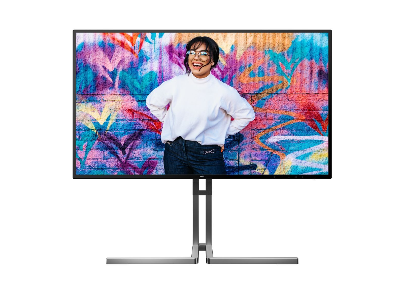 AOC MONITOR 27 IPS 16:9 QHD 4MS 350 CDM, USB-C, PIVOT, DP/2HDMI, GRAPHIC PRO [U27U3CV]