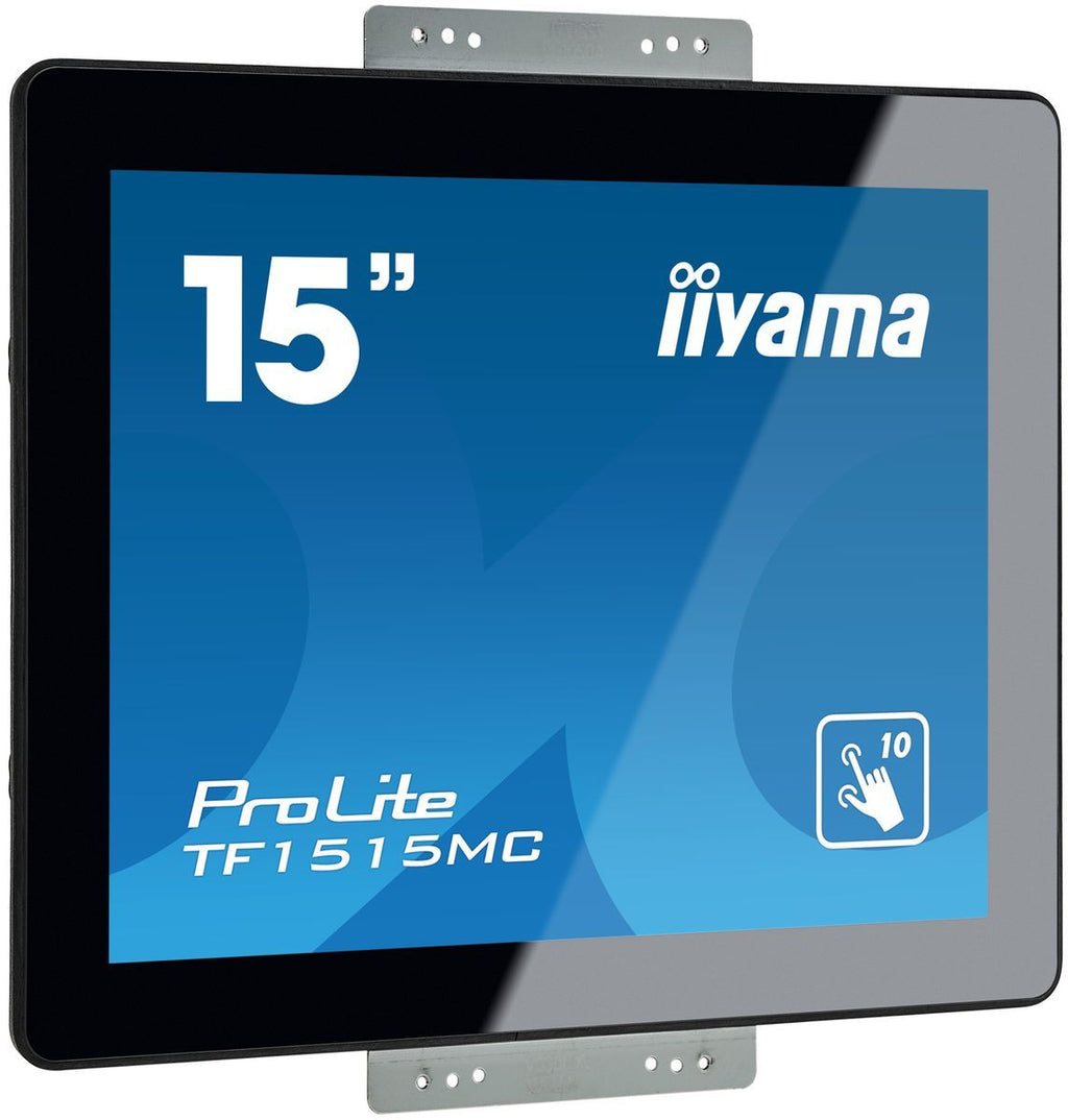 iiyama TF1515MC-B2 visualizzatore di messaggi 38,1 cm (15") LED 350 cd/m XGA Nero Touch screen [TF1515MC-B2]