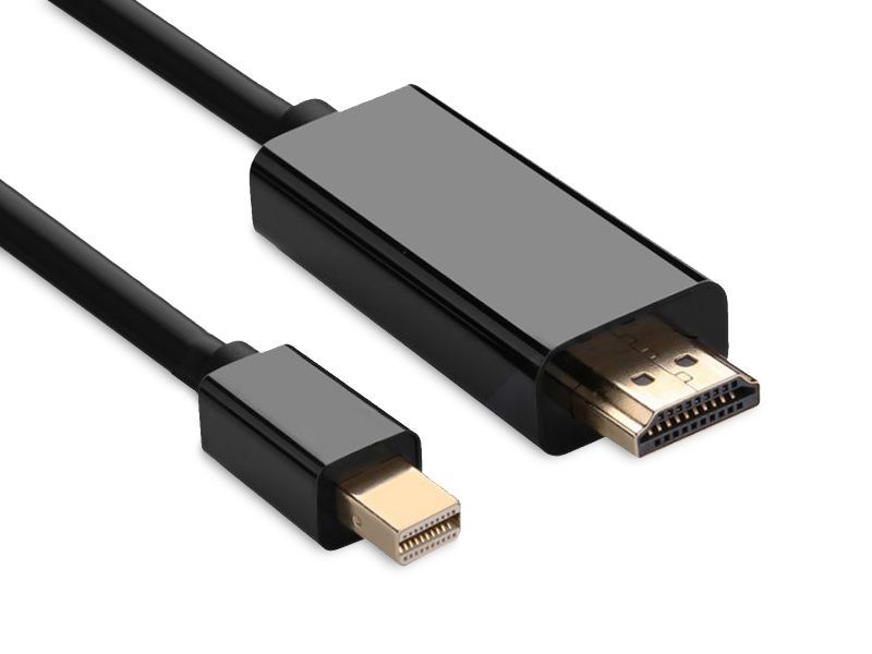Hamlet XVCMDP-HDM180 cavo e adattatore video 1,8 m Mini DisplayPort HDMI Nero [XVCMDP-HDM180]