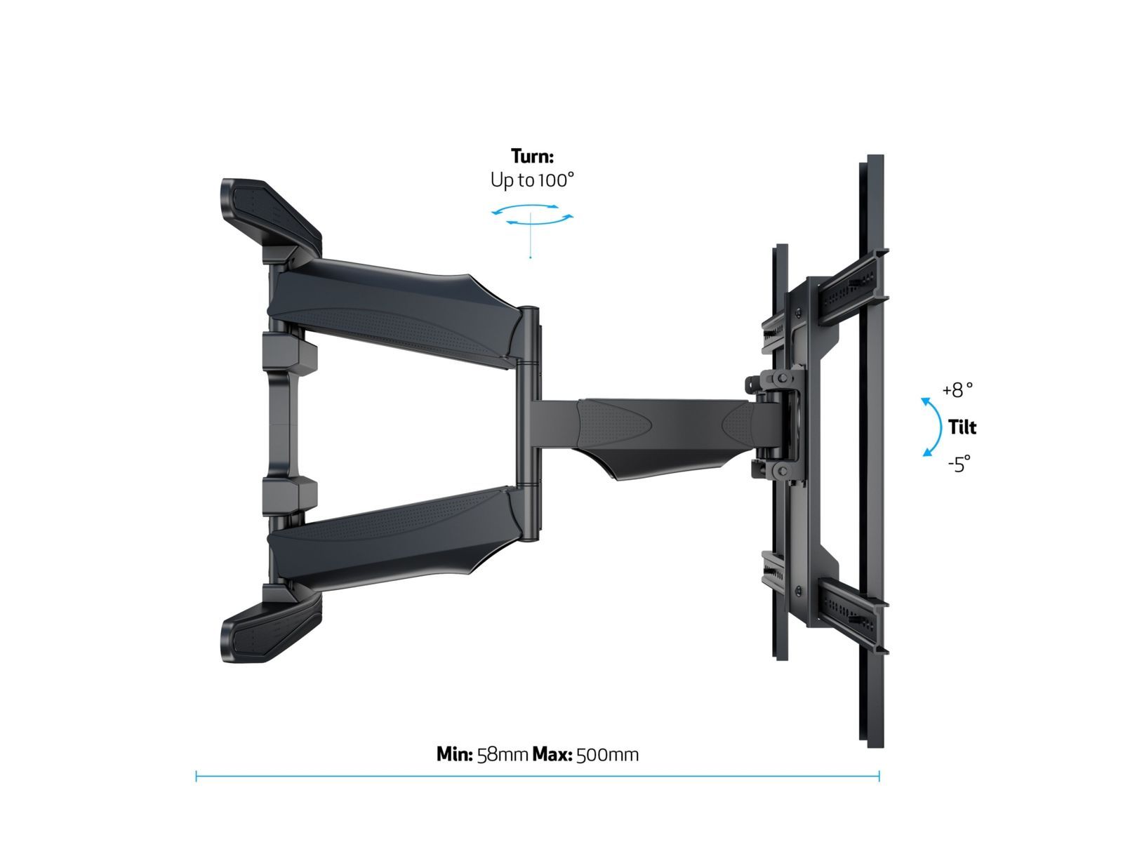 ITB MB6317 TV mount 165,1 cm (65") Nero [MB6317]