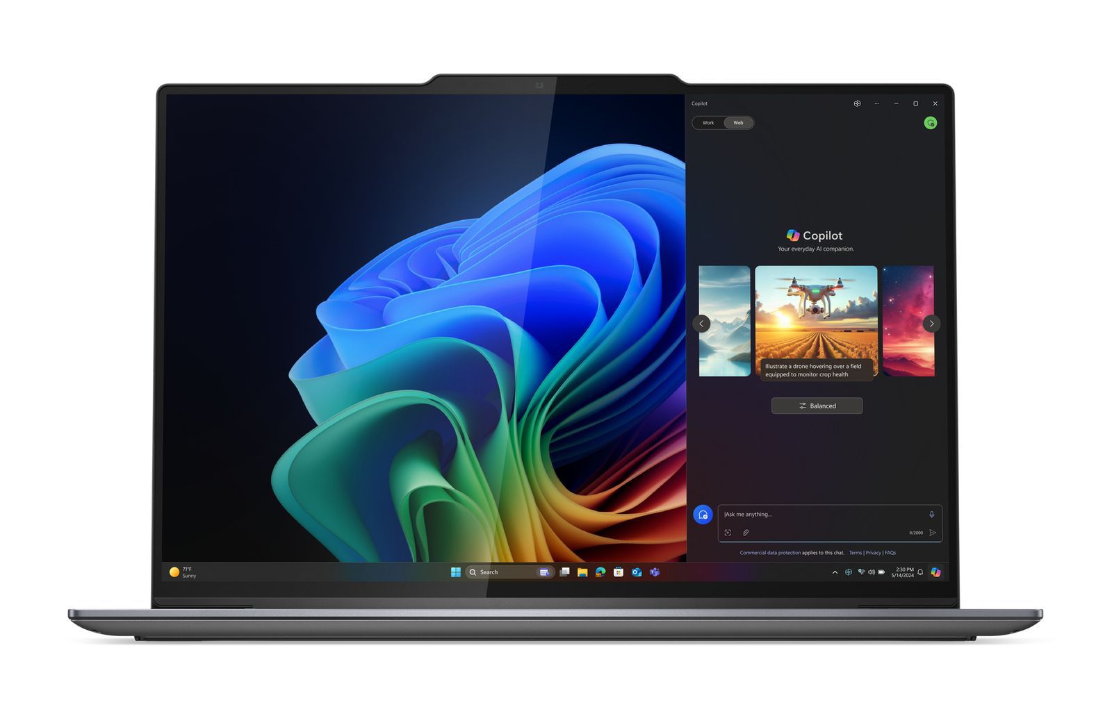 Lenovo ThinkPad X9-14 Intel Core Ultra 7 258V Computer portatile 35,6 cm (14") WUXGA 32 GB LPDDR5x-SDRAM 1 TB SSD Wi-Fi 7 (802.11be) Windows 11 Pro Italiano Grigio [21QA002KIX]