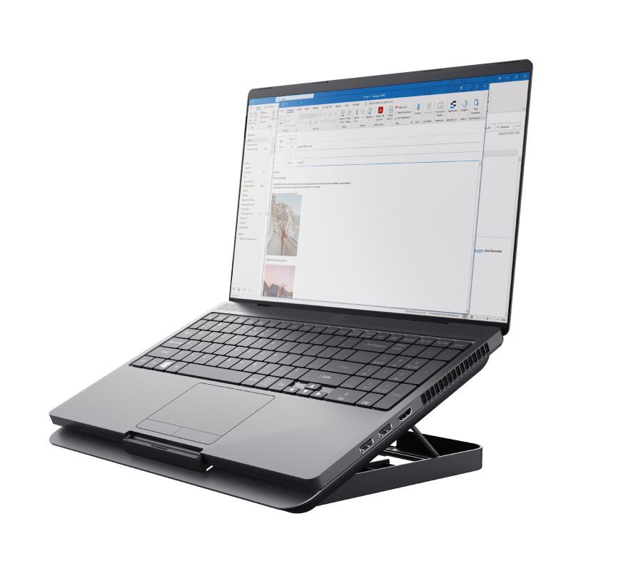 Trust Exto base di raffreddamento per laptop Grigio [24613]