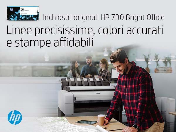 HP Cartuccia di inchiostro nero fotografico DesignJet 730 da 300 ml [P2V73A]