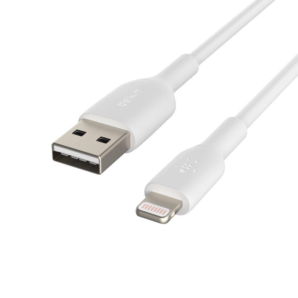 Belkin CAVO PVC DA USB-A A LIGHTNING 1M - BIANCO [CAA001BT1MWH]