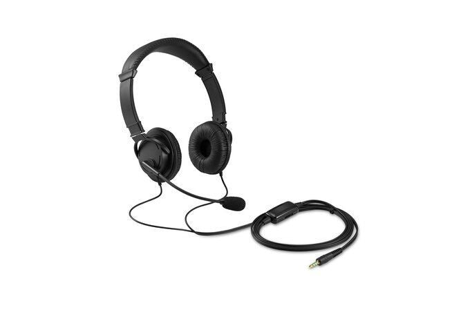 Kensington Cuffie classiche con Jack da 3,5 mm con microfono e controllo del volume [K33597WW]