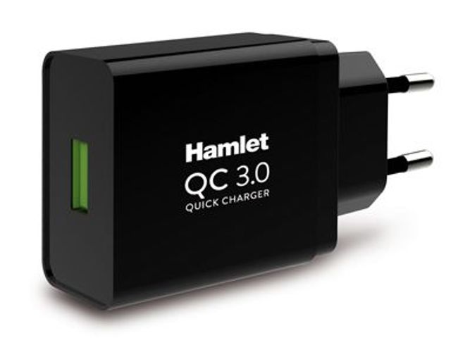 Hamlet XPWCU118QC Caricabatterie per dispositivi mobili Nero Interno [XPWCU118QC]