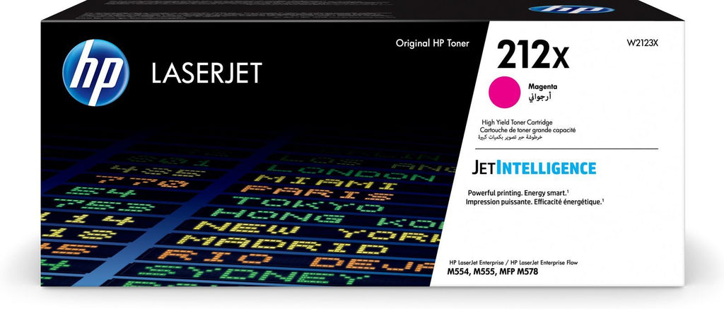 HP Cartuccia toner magenta originale LaserJet 212X ad alta capacità [W2123X]