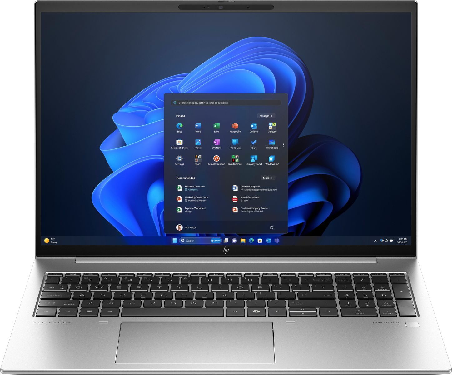 HP EliteBook 865 G11 AMD Ryzen 7 8840U Computer portatile 40,6 cm (16") WUXGA 16 GB DDR5-SDRAM 512 GB SSD Wi-Fi 6E (802.11ax) Windows 11 Pro Argento [9G0Q9ET#ABZ]