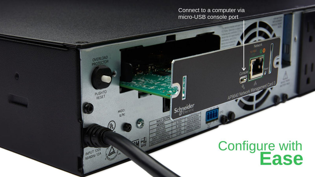 APC UPS NETWORK MANAGEMENT CARD [AP9640]