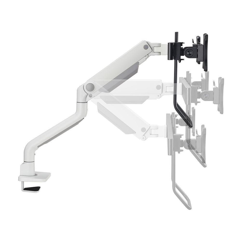 Neomounts DS75S-950WH2 Braccio per monitor 17-32" - molla a gas - Topfix - 180-stop [DS75S-950WH2]
