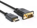 Hamlet XVCHDM-VGA180 cavo e adattatore video 1,8 m HDMI tipo A (Standard) VGA (D-Sub) Nero [XVCHDM-VGA180]