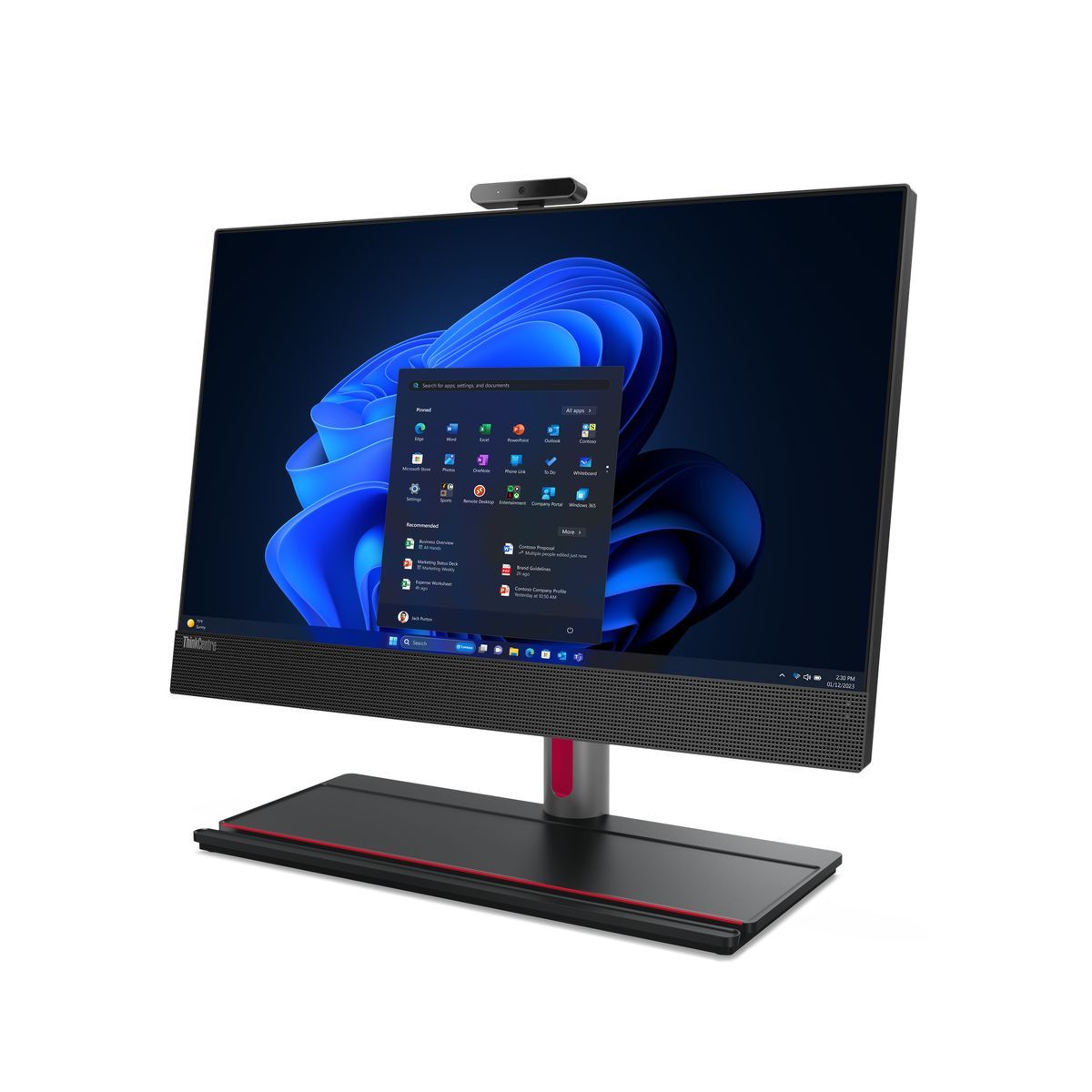 Lenovo ThinkCentre M90a Intel Core i5 i5-14500 60,5 cm (23.8") 1920 x 1080 Pixel Touch screen PC All-in-one 16 GB DDR5-SDRAM 1 TB SSD Windows 11 Pro Wi-Fi 6E (802.11ax) Nero [12SH0002IX]