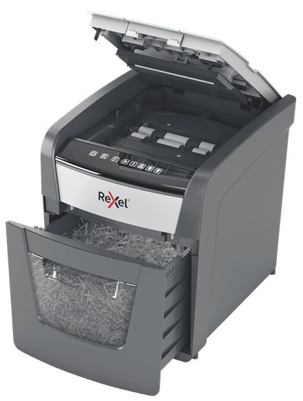 Rexel Optimum AutoFeed+ 50X distruggi documenti Triturazione incrociata 55 dB 22 cm Nero, Grigio [2020050XEU]