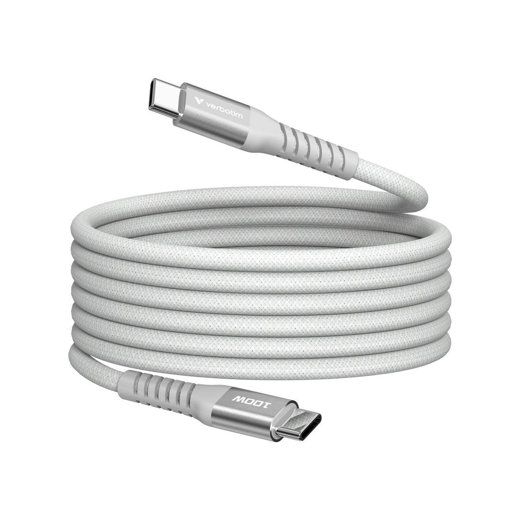VERBATIM SYNC CHARGE USB-C 100W MAGNETIC 1,2M GREY [31854]