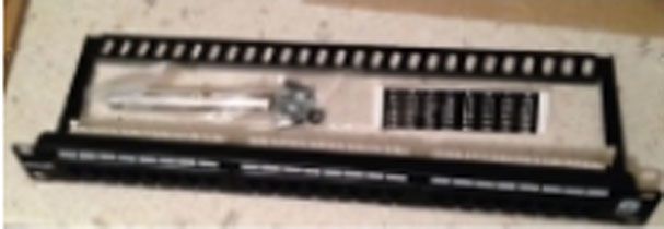 PATCH PANEL Cat.6 UTP 24 PORTE RJ45 IDC 110 1U [PP24-RJ6]