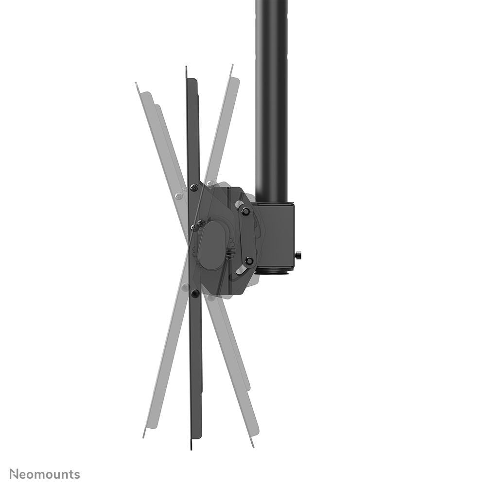 Neomounts CL35-440BL16L Supporto monitor/TV a soffitto 37-70" - alt. 106-156 cm [CL35-440BL16L]
