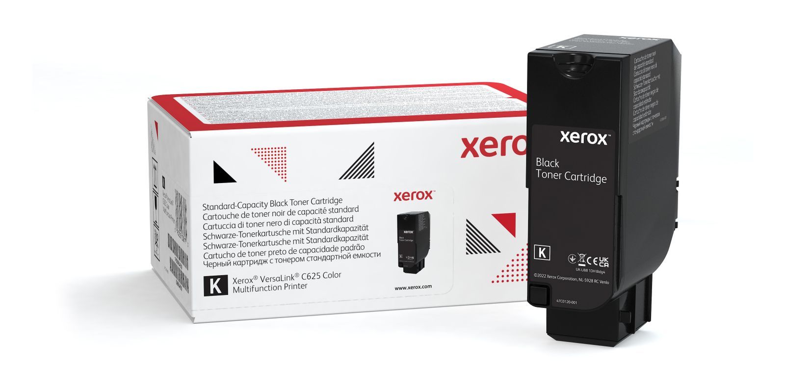 Xerox Cartuccia toner Nero a Capacità standard da 8000 Pagine per Stampante a colori  VersaLink C620/multifunzione a colori  VersaLink C625 (006R04616) [006R04616]