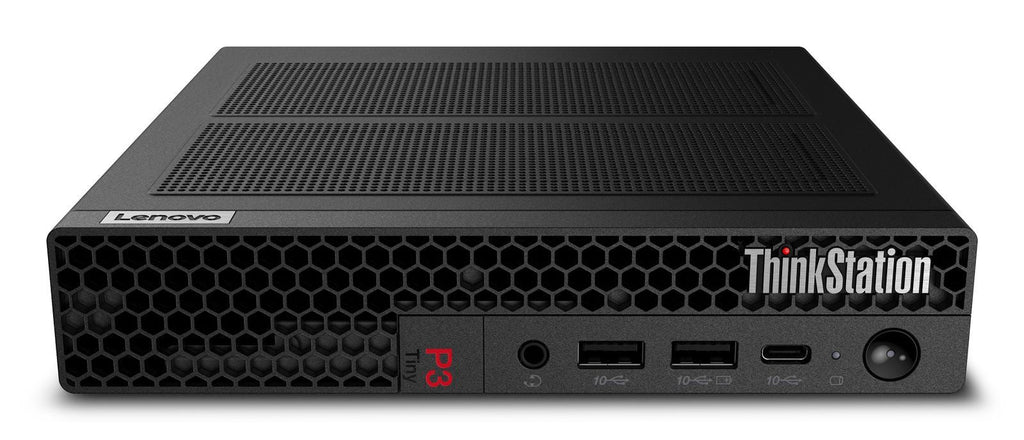 Lenovo ThinkStation P3 Tiny Intel Core i7 i7-14700T 32 GB DDR5-SDRAM 1 TB SSD NVIDIA RTX A400 Windows 11 Pro Mini PC Nero [30H000A2IX]