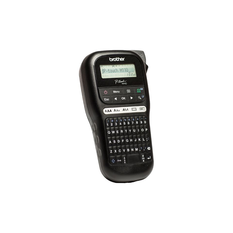 Brother PT-H110 stampante per etichette (CD) Trasferimento termico 180 x 180 DPI 20 mm/s TZe QWERTY [PTH110TA1]