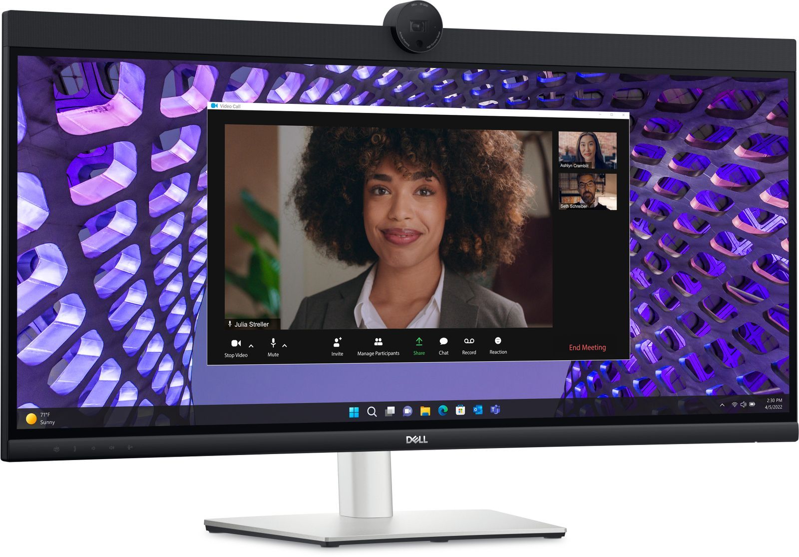 DELL P Series P3424WEB Monitor PC 86,7 cm (34.1") 3440 x 1440 Pixel 4K Ultra HD LCD Nero [DELL-P3424WEB]