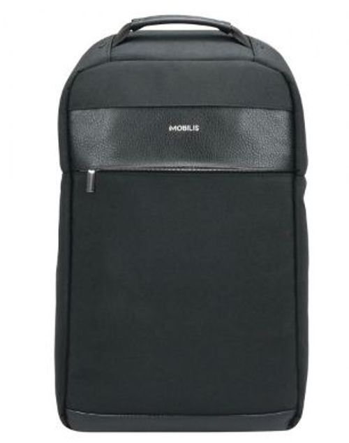 Mobilis PURE BACKPACK borsa per notebook 39,6 cm (15.6") Zaino Nero, Argento [056005]