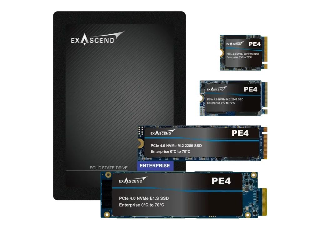 Exascend PE4 3,84 TB U.2 PCI Express 4.0 NVMe 3D TLC [EXPE4U3840GB]