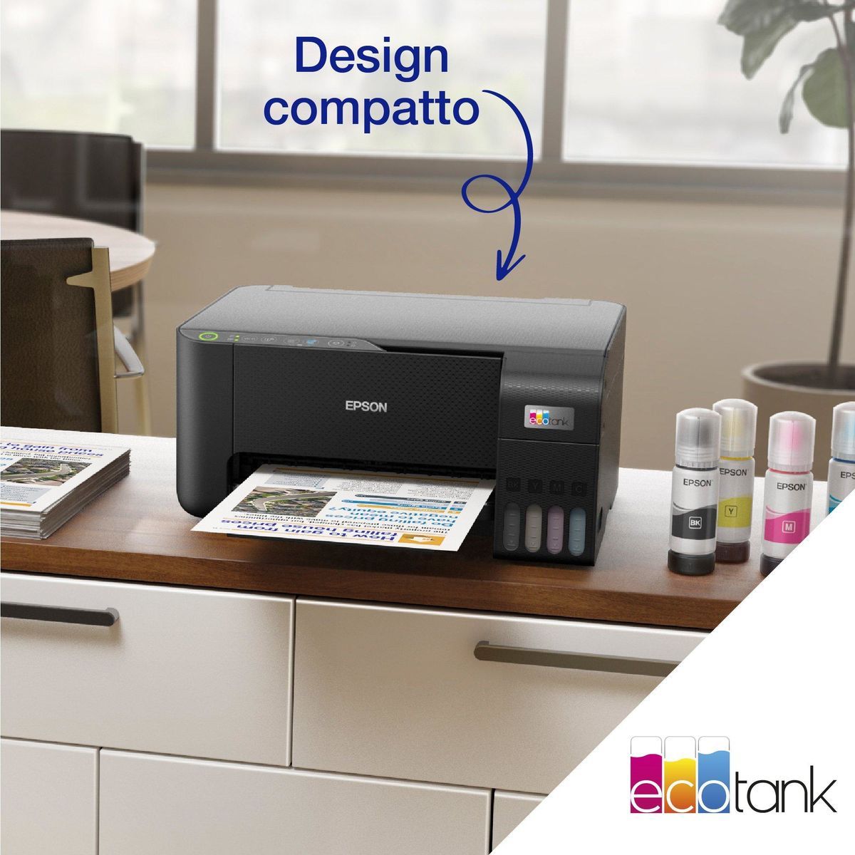Epson EcoTank ET-2860 Ad inchiostro A4 5760 x 1440 DPI 33 ppm Wi-Fi [C11CJ67428]