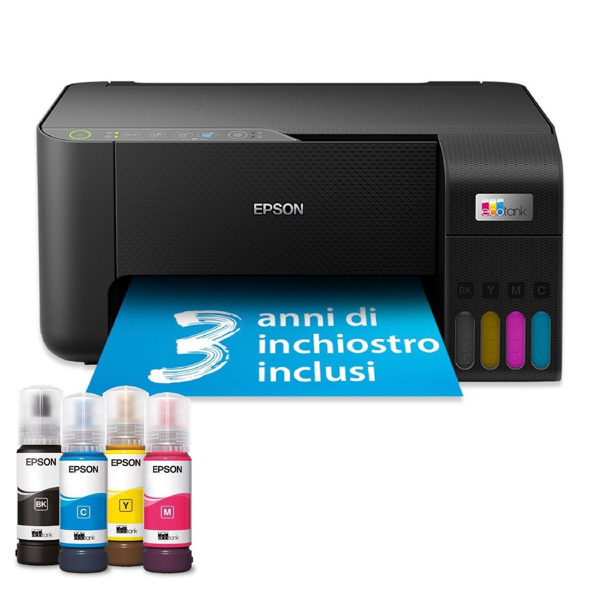 Epson EcoTank ET-2860 Ad inchiostro A4 5760 x 1440 DPI 33 ppm Wi-Fi [C11CJ67428]