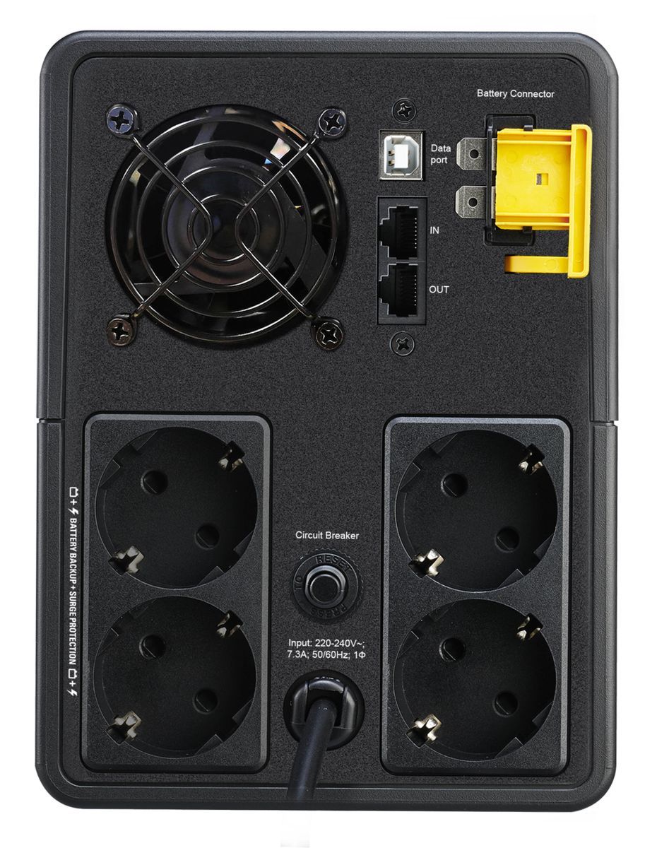 APC BX1600MI-GR gruppo di continuità (UPS) A linea interattiva 1,6 kVA 900 W 4 presa(e) AC [BX1600MI-GR]