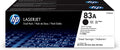 HP Confezione doppia di cartucce toner originali nero 83A LaserJet [CF283AD]