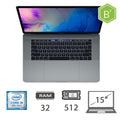 MBP 15,4 T.BAR(2019)I9-9980HK/32/512/SG/2Y - B [006429PCR-EU]