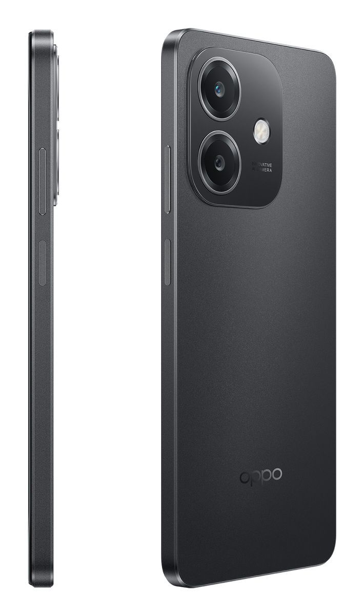 OPPO A40 Smartphone, Fotocamera AI 50MP, Selfie 5MP, Display 6.67 90HZ LCD HD+, 5100mAh, RAM 12 GB (6+6) + ROM 128GB, IP54, [Versione Italia], Sparkle Black [110010347163]