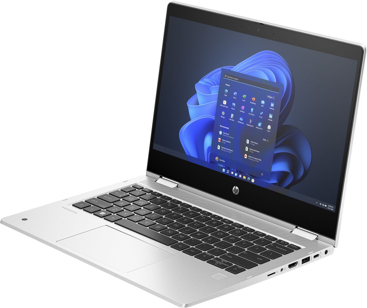 HP Pro x360 435 G10 AMD Ryzen 5 7530U Ibrido (2 in 1) 33,8 cm (13.3") Touch screen Full HD 16 GB DDR4-SDRAM 512 GB SSD Wi-Fi 6 (802.11ax) Windows 11 Pro Argento [9M3R0AT#ABZ]
