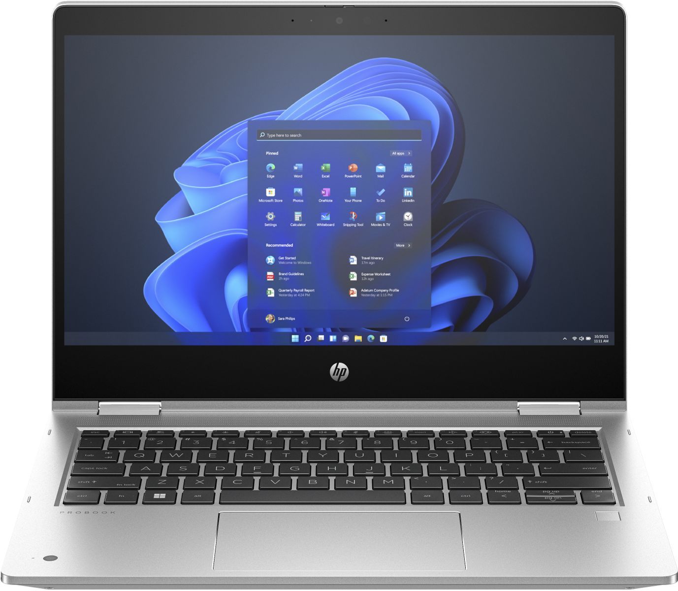 HP Pro x360 435 G10 AMD Ryzen 5 7530U Ibrido (2 in 1) 33,8 cm (13.3") Touch screen Full HD 16 GB DDR4-SDRAM 512 GB SSD Wi-Fi 6 (802.11ax) Windows 11 Pro Argento [9M3R0AT#ABZ]