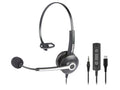 Hamlet HHEADM-CJM cuffia e auricolare Cablato A Padiglione Ufficio USB tipo-C Nero [HHEADM-CJM]
