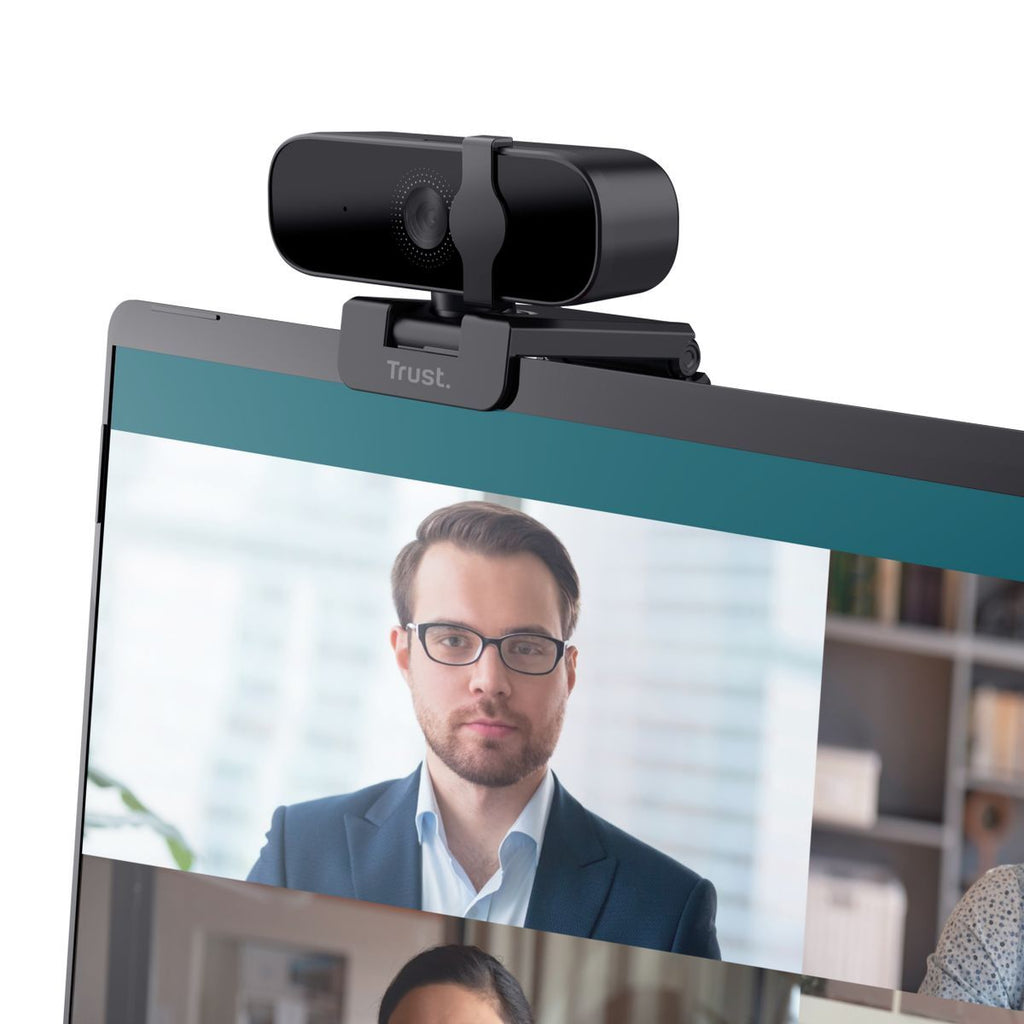 Trust Tanor webcam 1920 x 1080 Pixel USB Nero [25548]