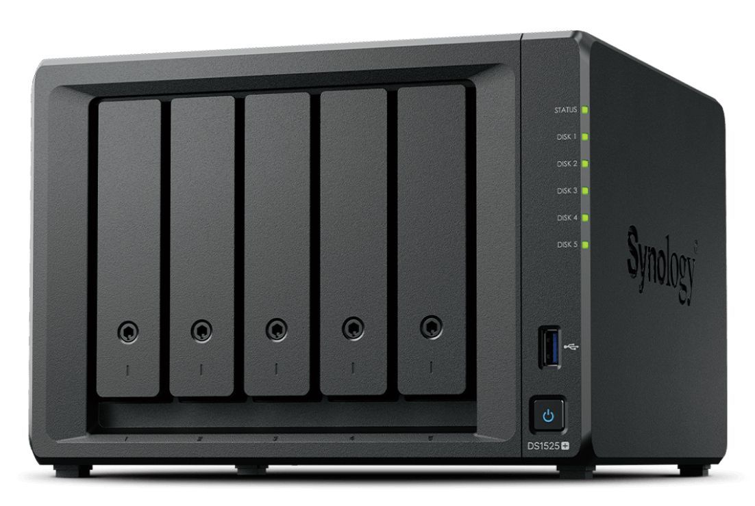DS 5-BAY PLUS CPU AMD V1500B quad-core 8GB DDR4 [DS1525+]