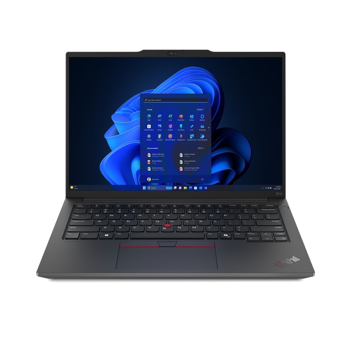Lenovo ThinkPad E14 Gen 6 (AMD) AMD Ryzen 5 7535HS Computer portatile 35,6 cm (14") WUXGA 16 GB DDR5-SDRAM 512 GB SSD Wi-Fi 6E (802.11ax) Windows 11 Pro Italiano Nero [21M3002BIX]