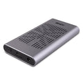 Lindy 43382 contenitore di unità di archiviazione Box esterno SSD Argento M.2 [LINDY43382]