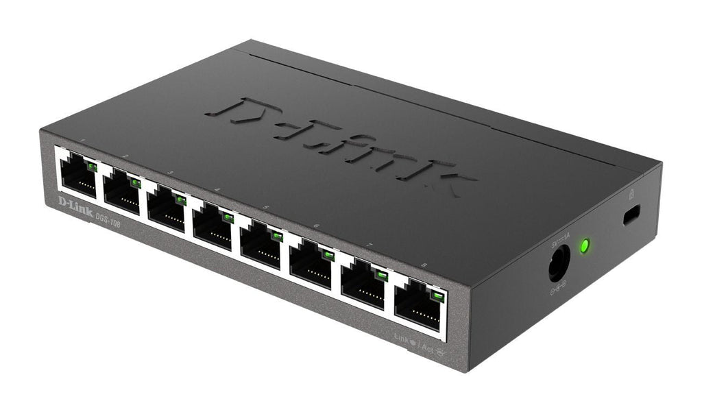 D-Link DGS-108 Nero [DGS-108]