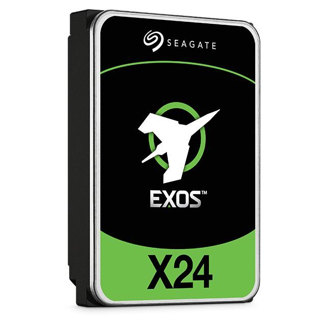 Seagate Exos X24 disco rigido interno 24 TB 7200 Giri/min 512 MB 3.5" SATA [ST24000NM002H]