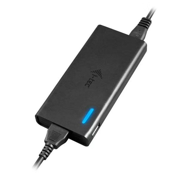 i-tec Metal USB-C Nano Dock HDMI/VGA with LAN + Universal Charger 77 W [C31NANOVGA77W]