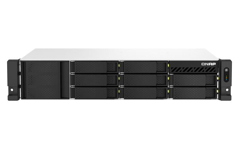QNAP TS-873AEU-4G server NAS e di archiviazione Armadio (2U) Ryzen Embedded V1500B 4 GB DDR4 QuTS hero Nero [TS-873AEU-4G]
