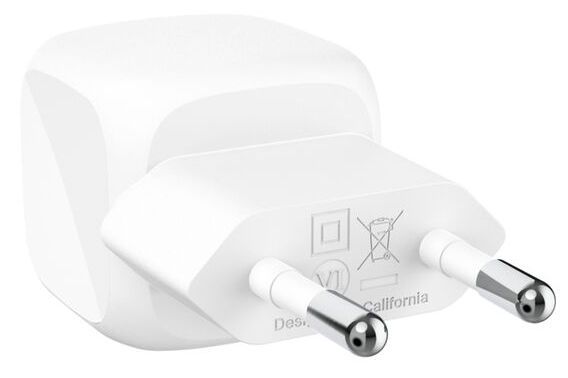 Belkin WCA009kqWH Computer portatile, Smartphone, Tablet Bianco AC Ricarica rapida Interno [WCA009KQWH]