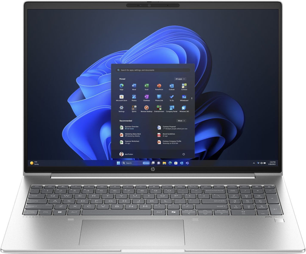 HP ProBook 460 G11 Intel Core Ultra 5 125H Computer portatile 40,6 cm (16") WUXGA 16 GB DDR5-SDRAM 512 GB SSD NVIDIA GeForce RTX 2050 Wi-Fi 6E (802.11ax) Windows 11 Pro Argento [9Y7B7ET#ABZ]
