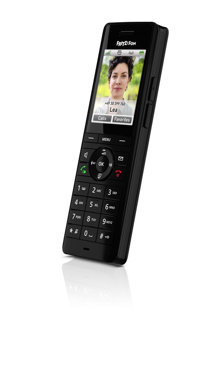 FRITZ!Fon X6 INT Telefono DECT Identificatore di chiamata Nero [20003009]